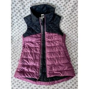 FLYLOW Gear Laurel Quilted Down Vest Women's Size S Navy Blue NEW